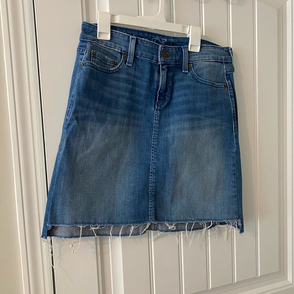 Vineyard Vine Mini Denim Skirt